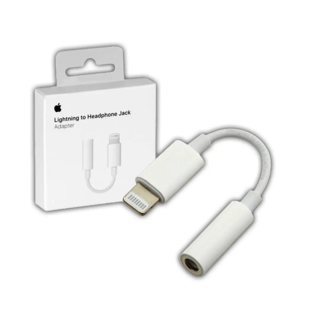 Adaptador Apple Lightning a audio 3.5mm - Blanco