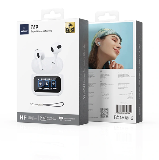Airbuds con pantalla T23