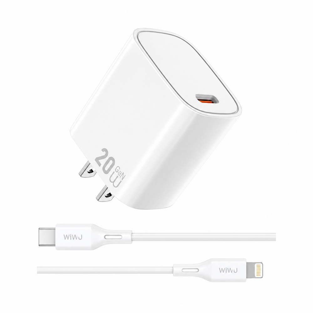 WIWU Cargador Essen 20W (Tipo C y Lightning)