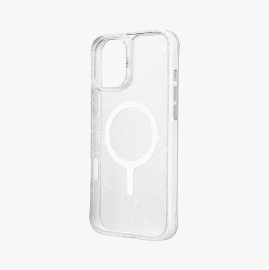 Estuche 3D Glitter Magsafe Transparente UNIQ