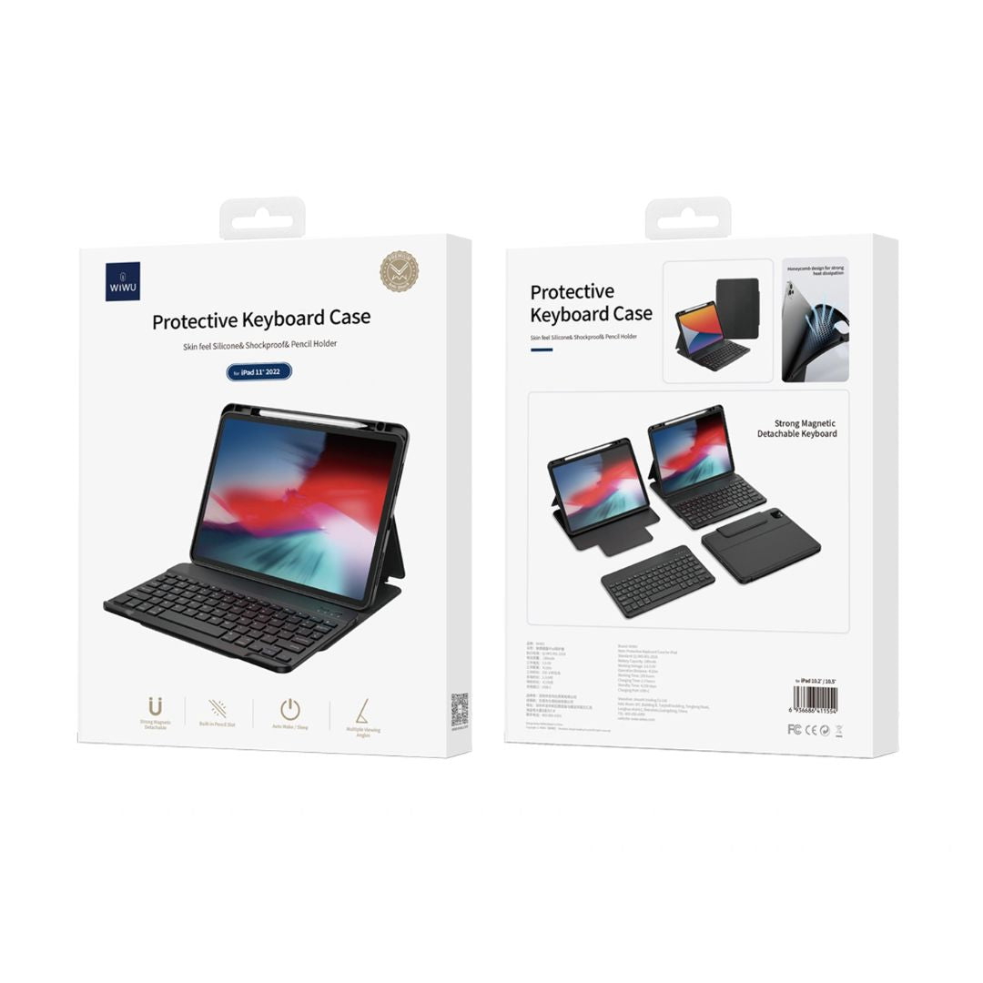 WIWU PROTECTIVE KEYBOARD CASE IPAD 11/IPAD 10TH 2 EN 1
