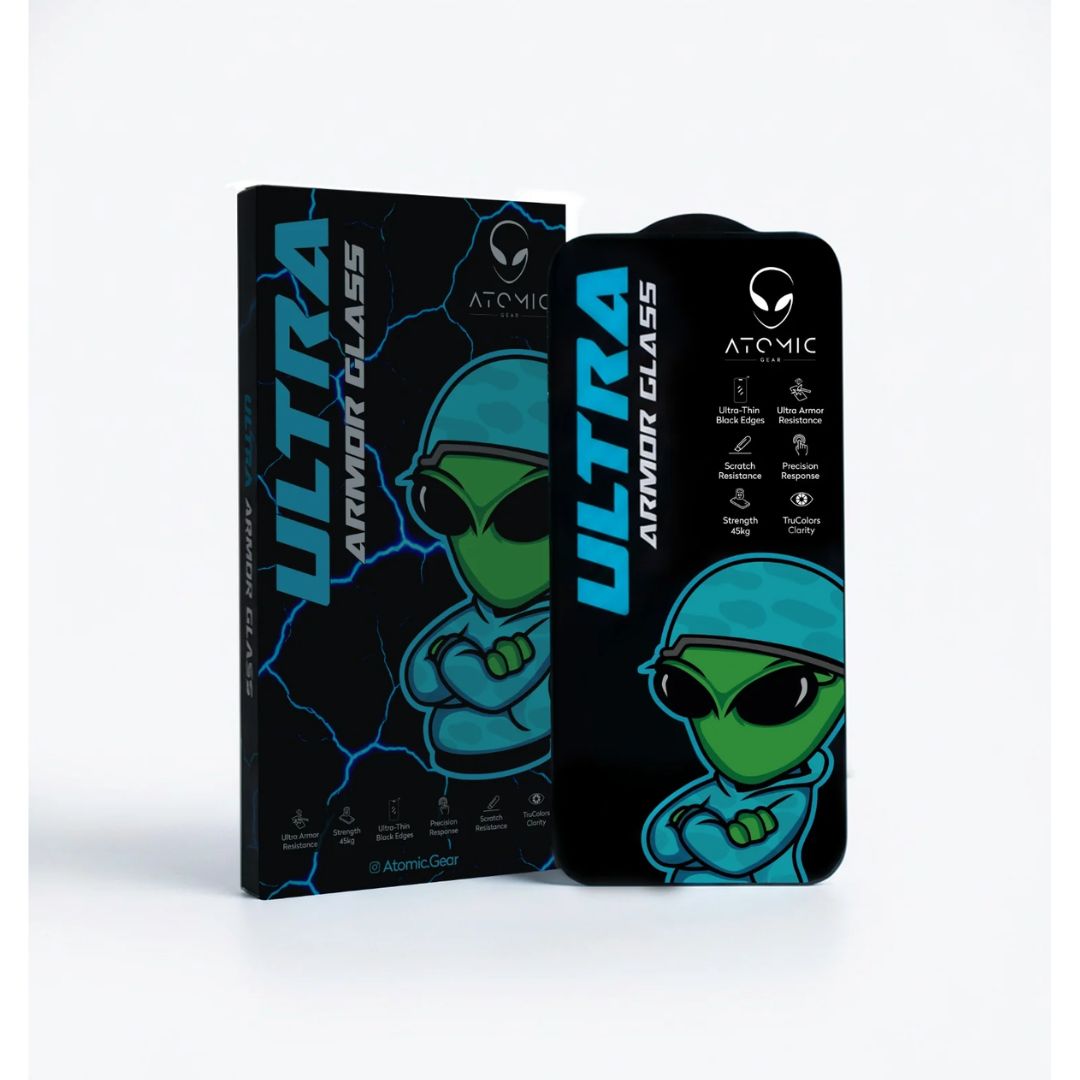 Vidrio Atomic Ultra Armor Glass para iPhone (ENTREGAS A PARTIR DE LA OTRA SEMANA)