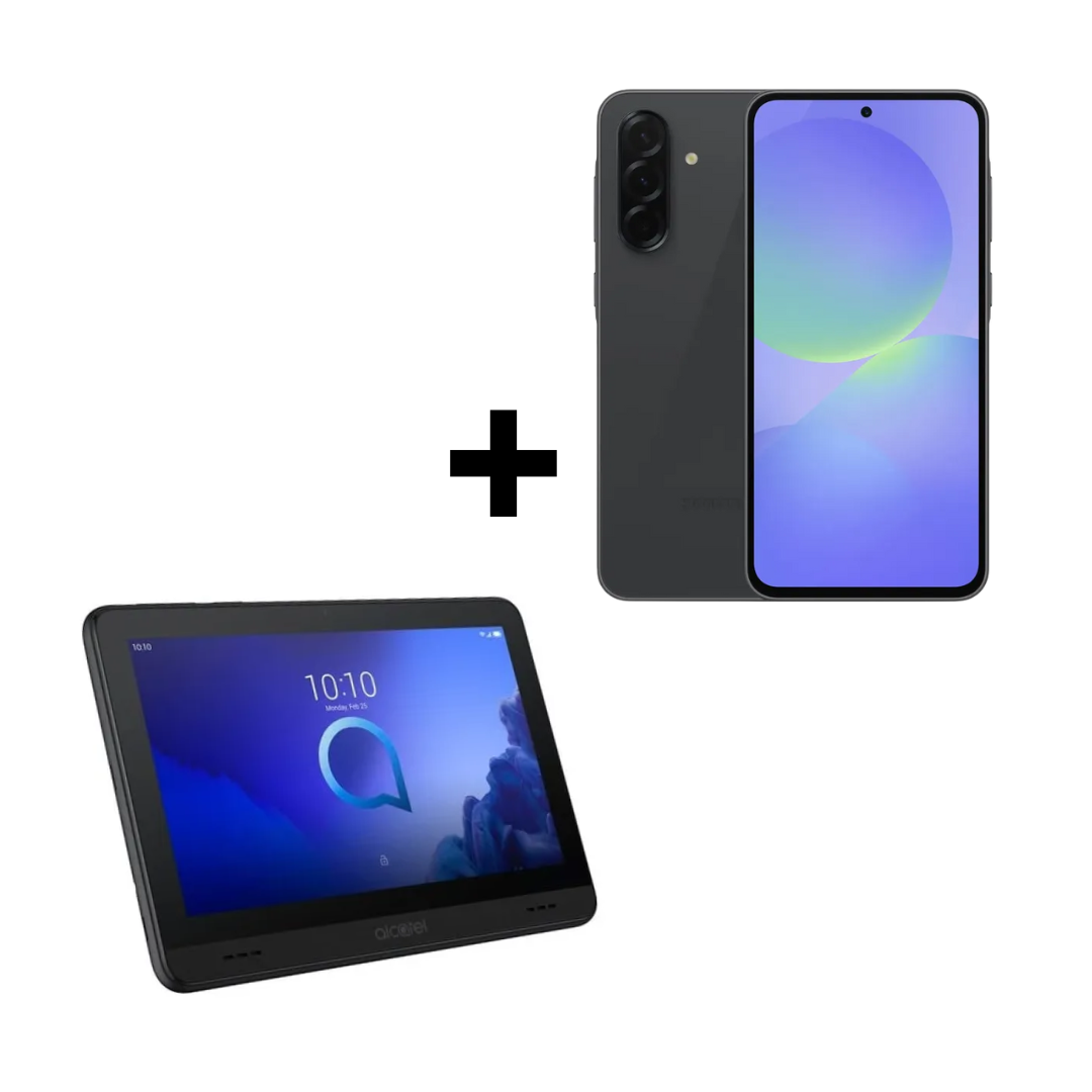Samsung Galaxy A36 128GB 5G + Alcatel smart TAB 7 2021 7" WIFI 1 + 32GB Black