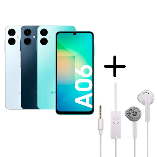 Samsung Galaxy A06 128GB + Auriculares samsung cable originales