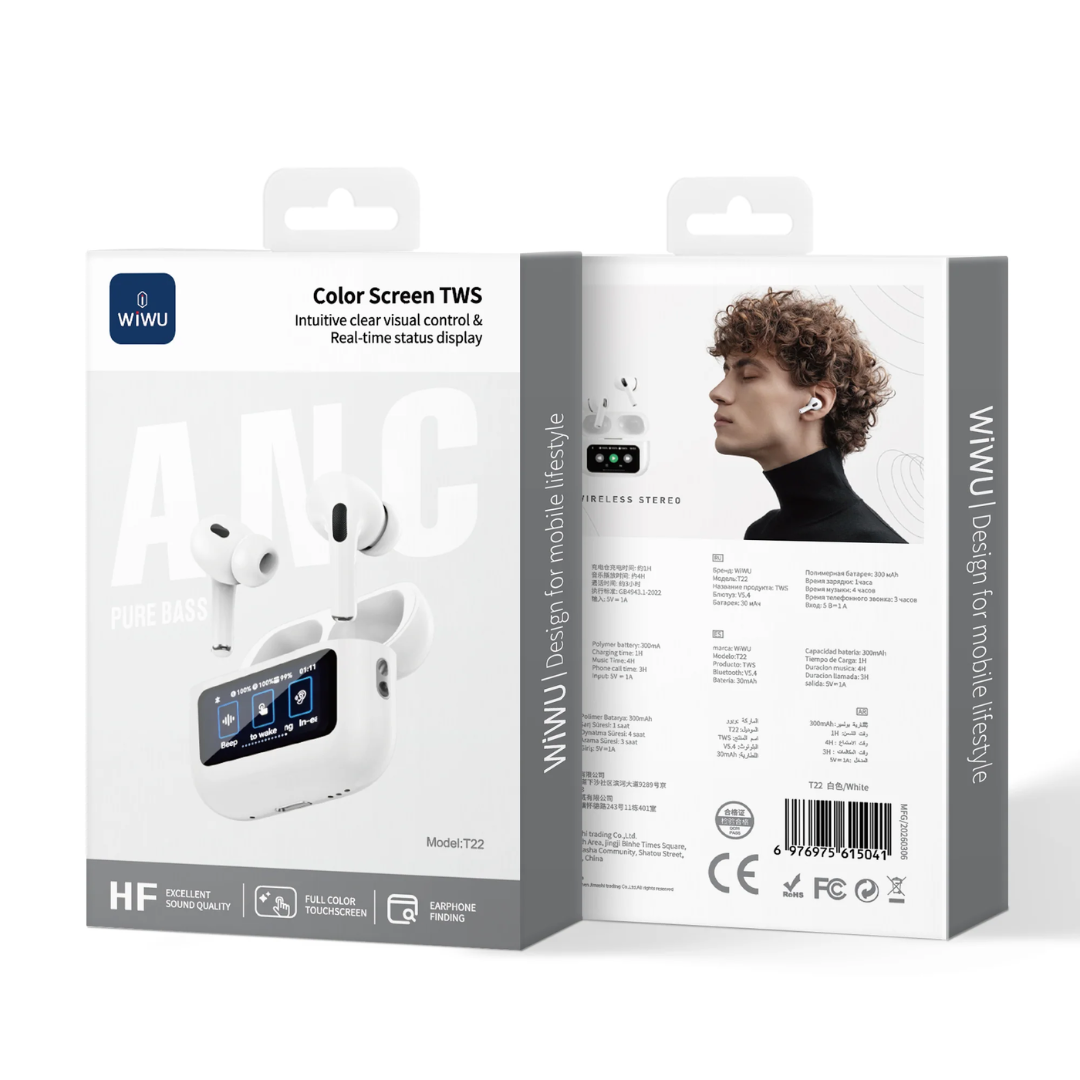 WIWU TRUE WIRELESS STEREO T22