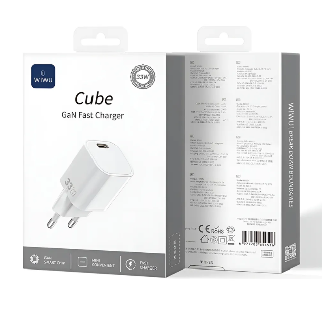Cargador Cube 33W Lightning